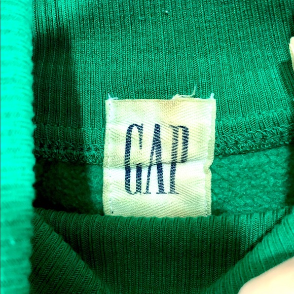 GAP Fleece Women’s Emerald Green Turtleneck Sweater Pullover Long Sleeve Size S - Picture 9 of 10